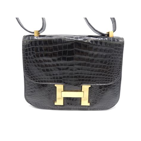 hermes black leather|hermes exotic leathers.